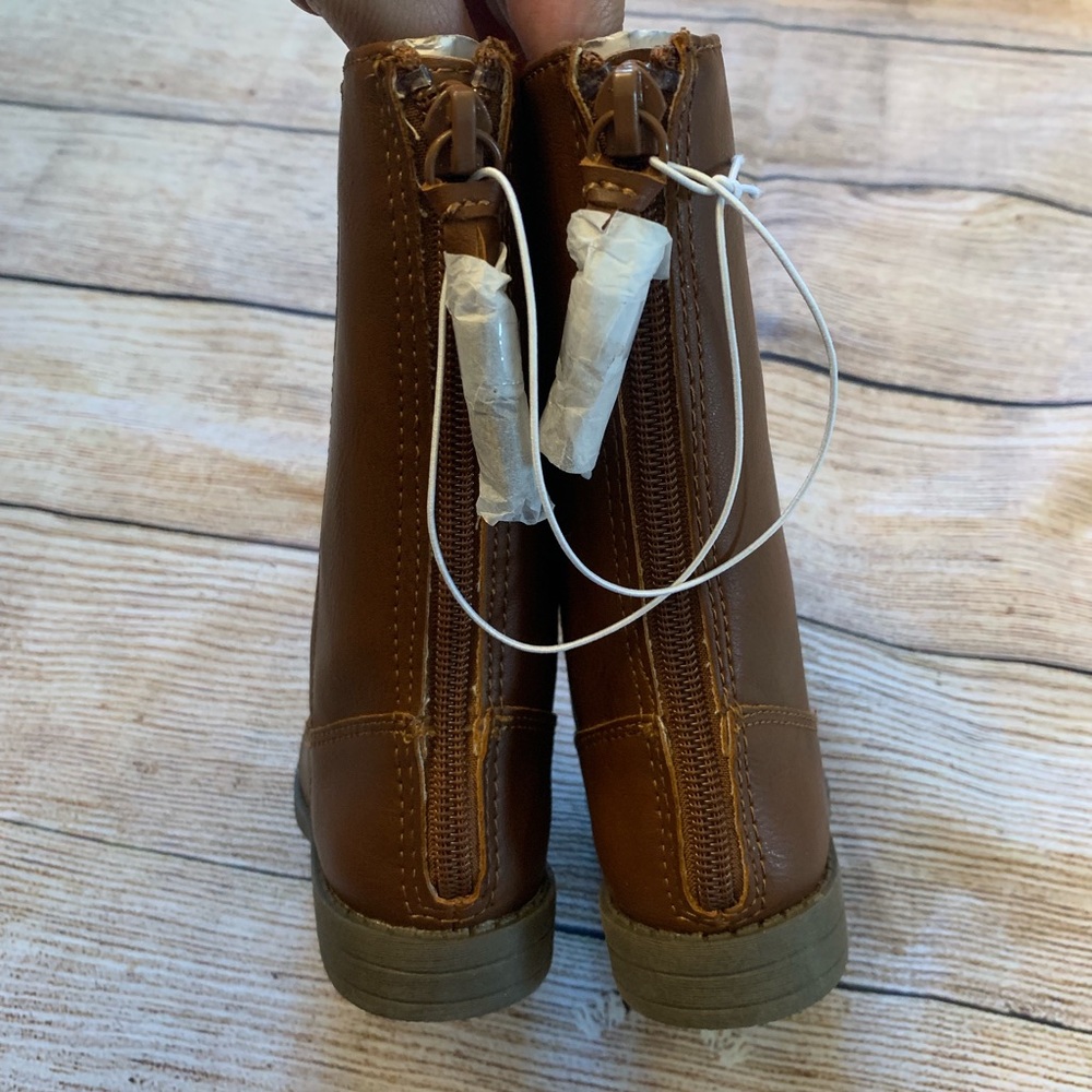 Cat & Jack Riding Boots Brown - Picture 3 of 6